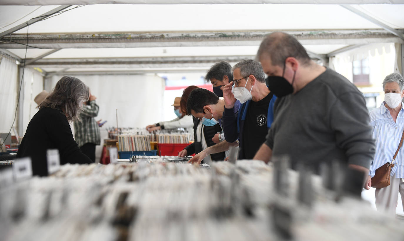 La feria del disco de Valladolid, en Portugalete. 