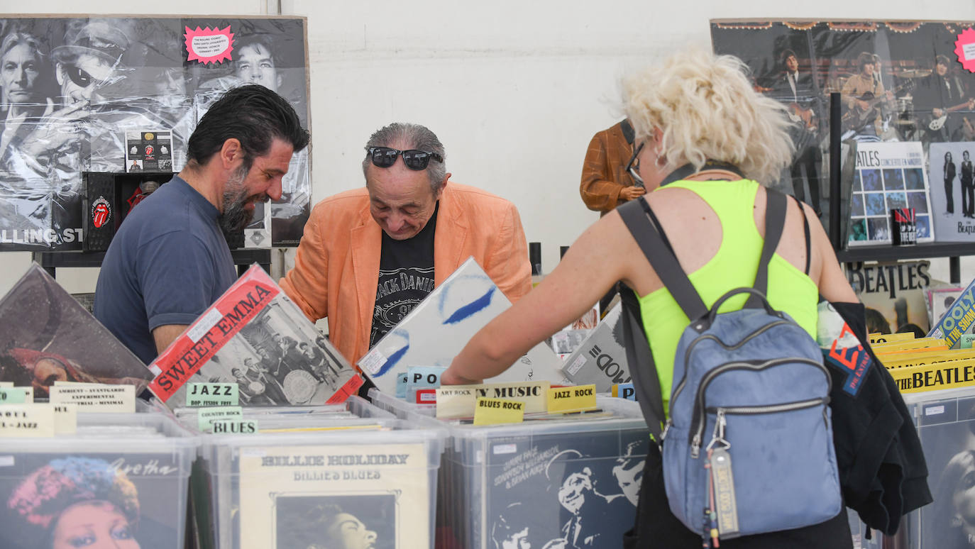 La feria del disco de Valladolid, en Portugalete. 