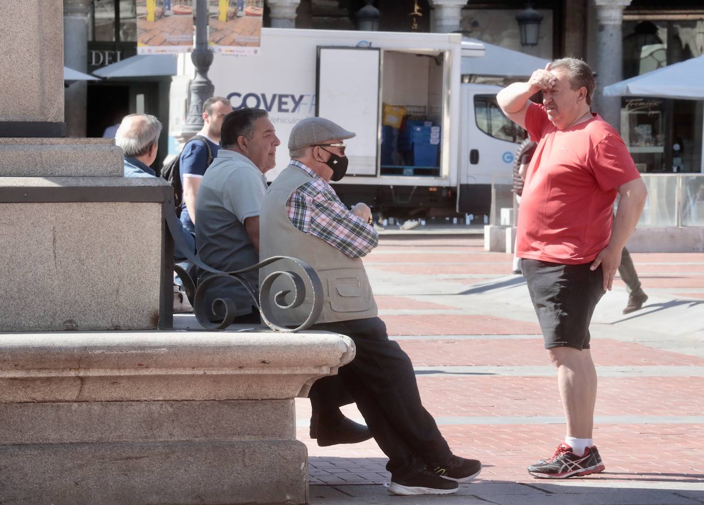 Jornada de altas temperaturas en Valladolid.