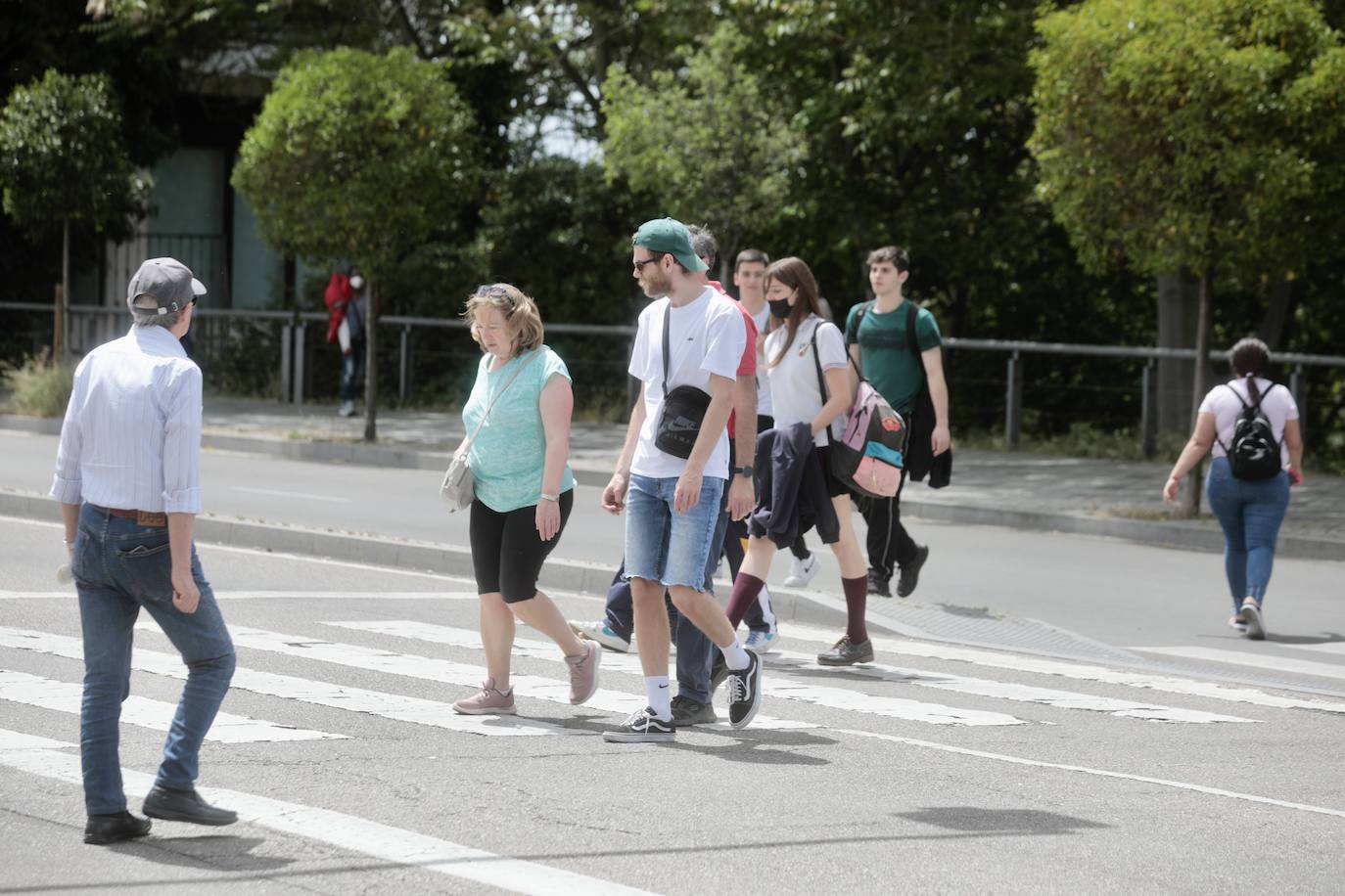 Jornada de altas temperaturas en Valladolid.