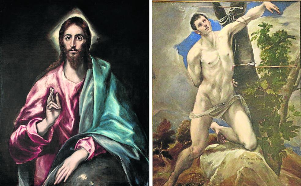 'El martirio de San Sebastián' y 'El Salvador' de El Greco, juntos en la seo palentina