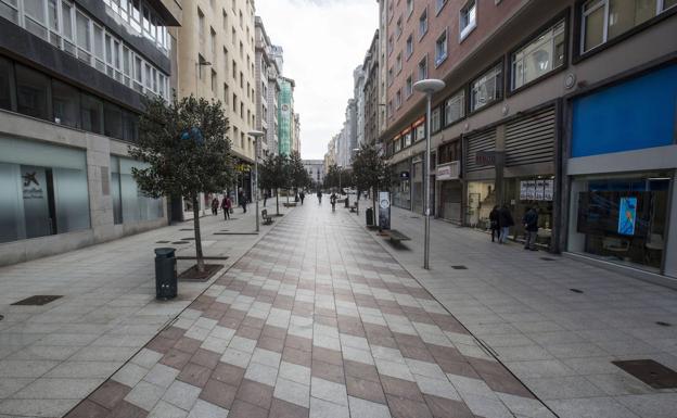 Imagen de la calle en la que se ubica la pensión. 