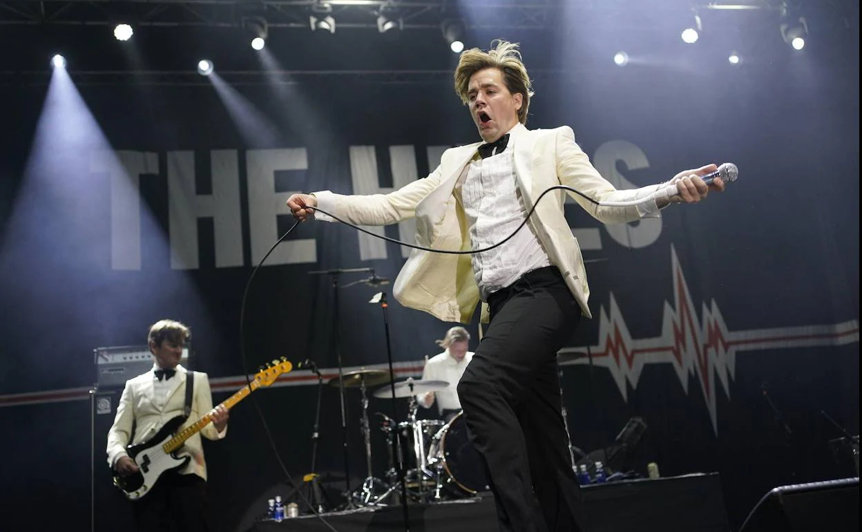 The Hives, durante un concierto en Bilbao. 