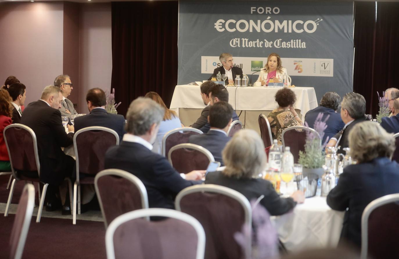 Fotos: La eurodiputada Iratxe García en el Foro Económico de El Norte (1/2)