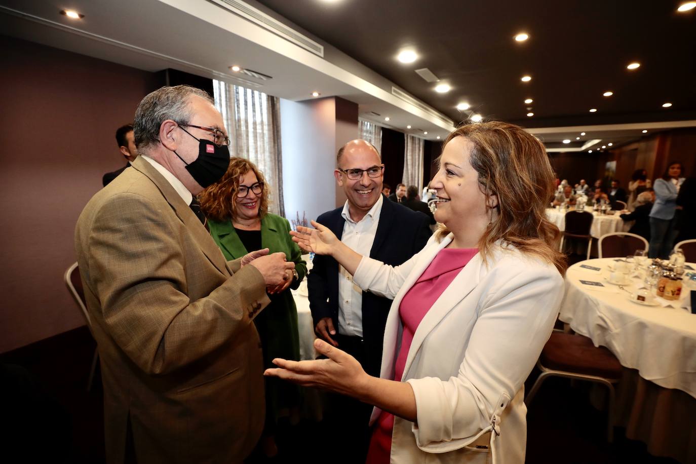 Fotos: La eurodiputada Iratxe García en el Foro Económico de El Norte (1/2)