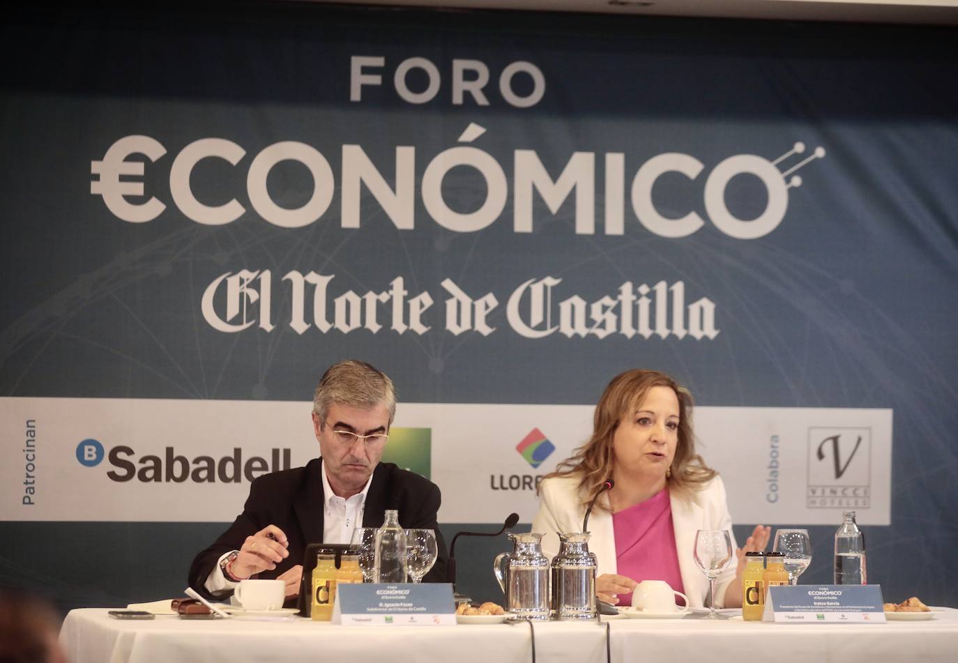 Fotos: La eurodiputada Iratxe García en el Foro Económico de El Norte (1/2)