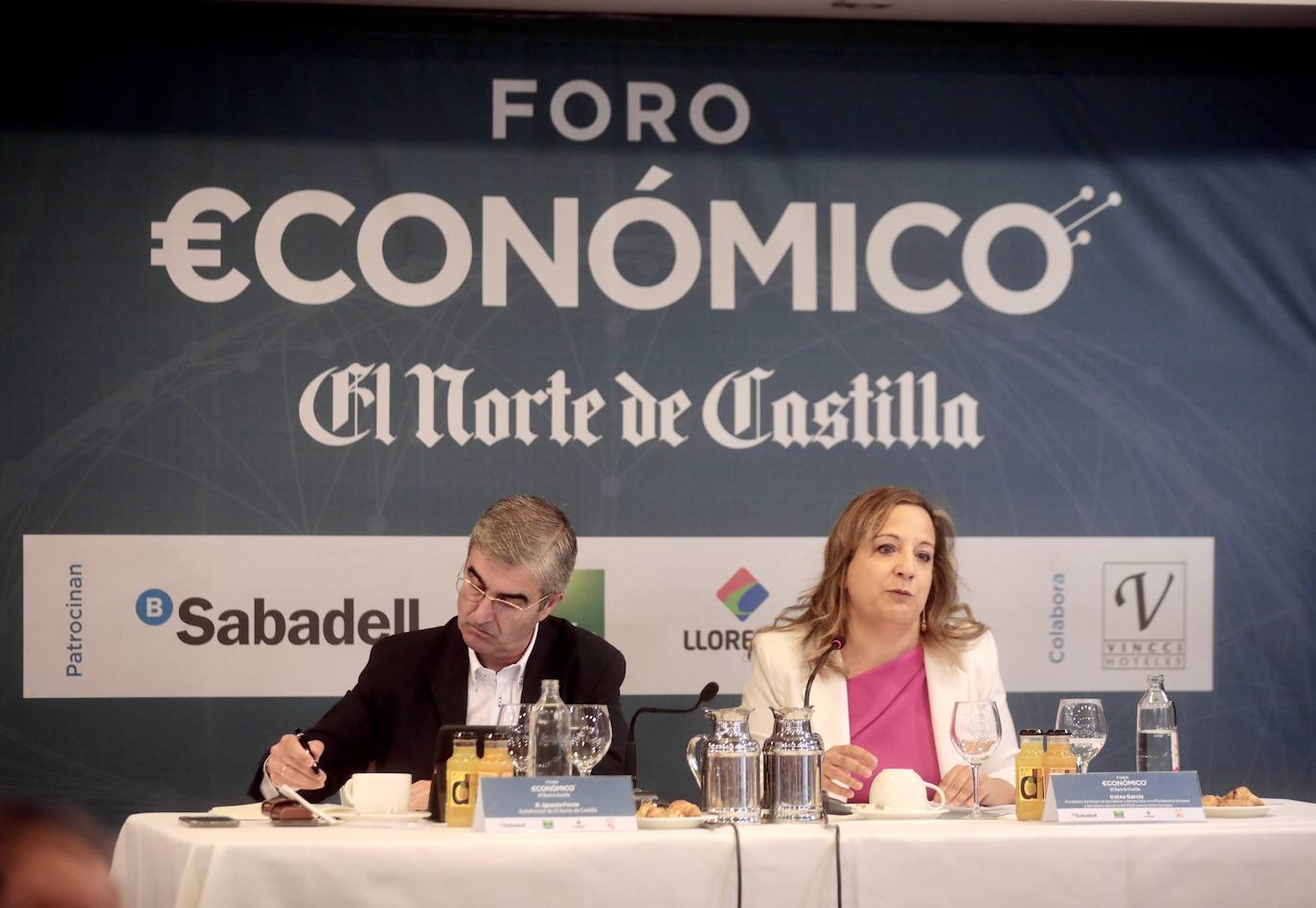 Fotos: La eurodiputada Iratxe García en el Foro Económico de El Norte (2/2)