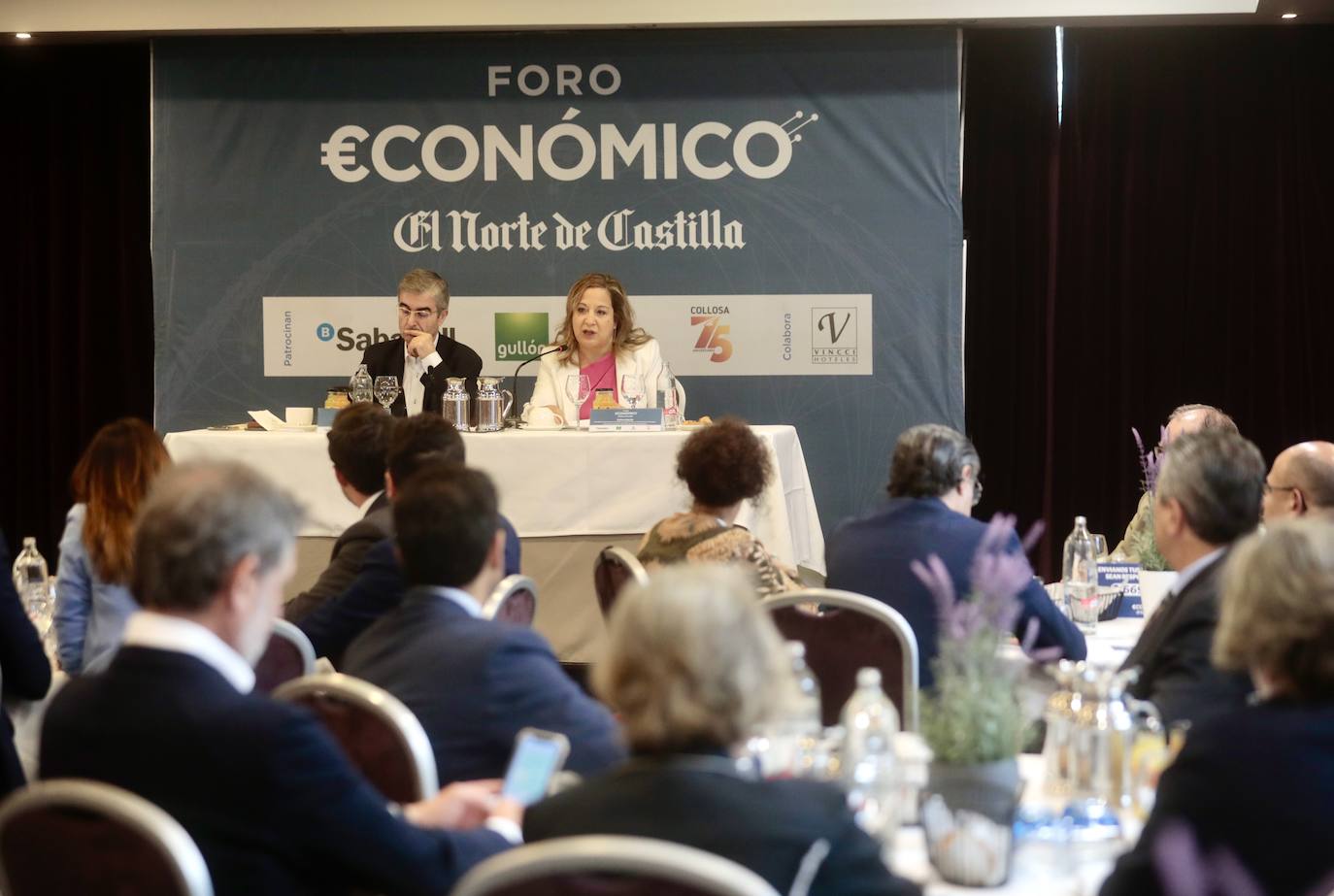 Fotos: La eurodiputada Iratxe García en el Foro Económico de El Norte (2/2)