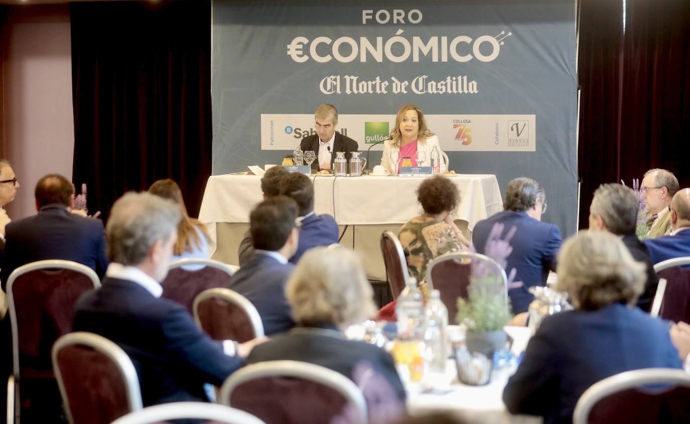 Fotos: La eurodiputada Iratxe García en el Foro Económico de El Norte (2/2)