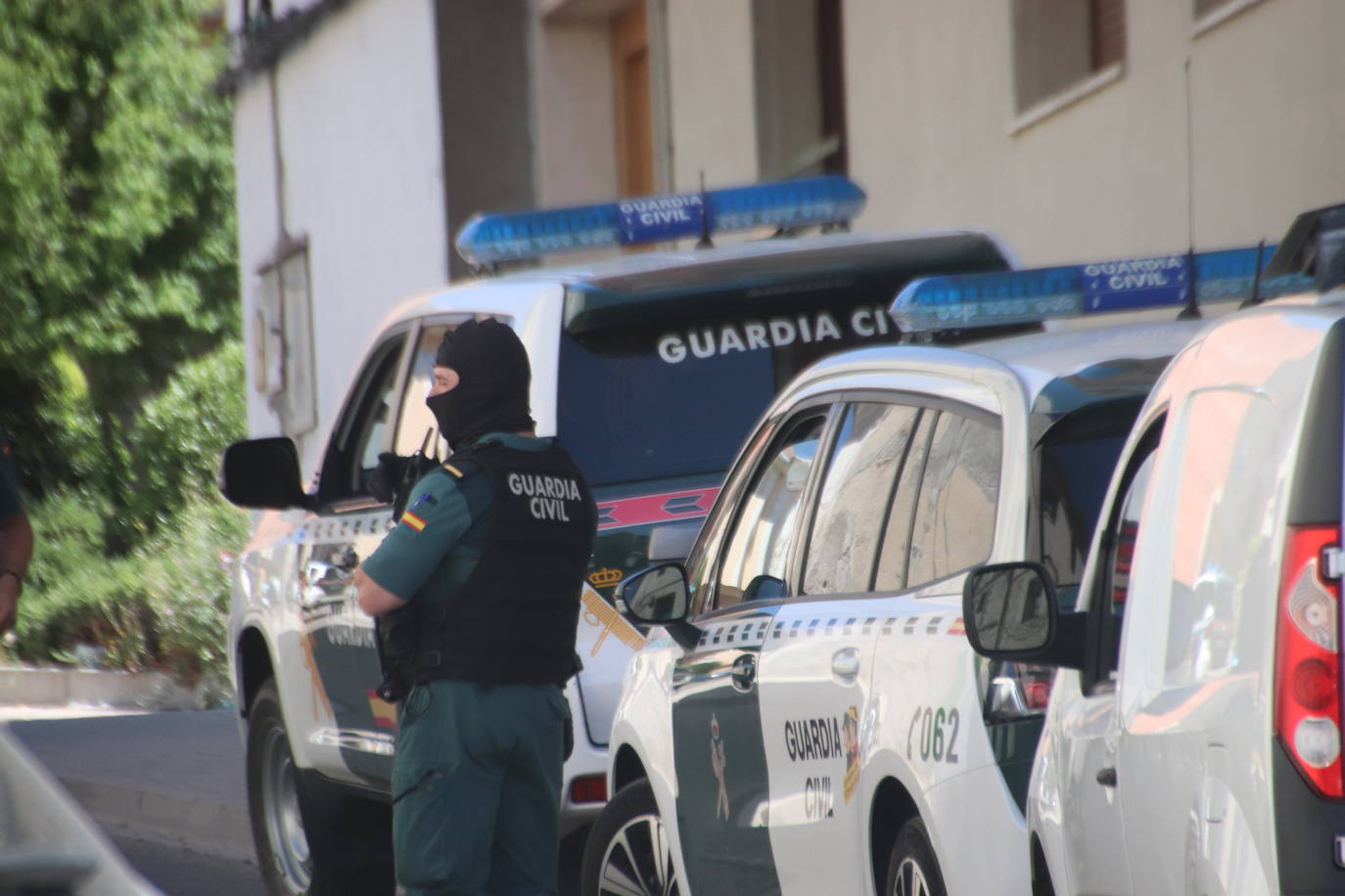 Presencia de la Guardia Civil en Cuéllar.