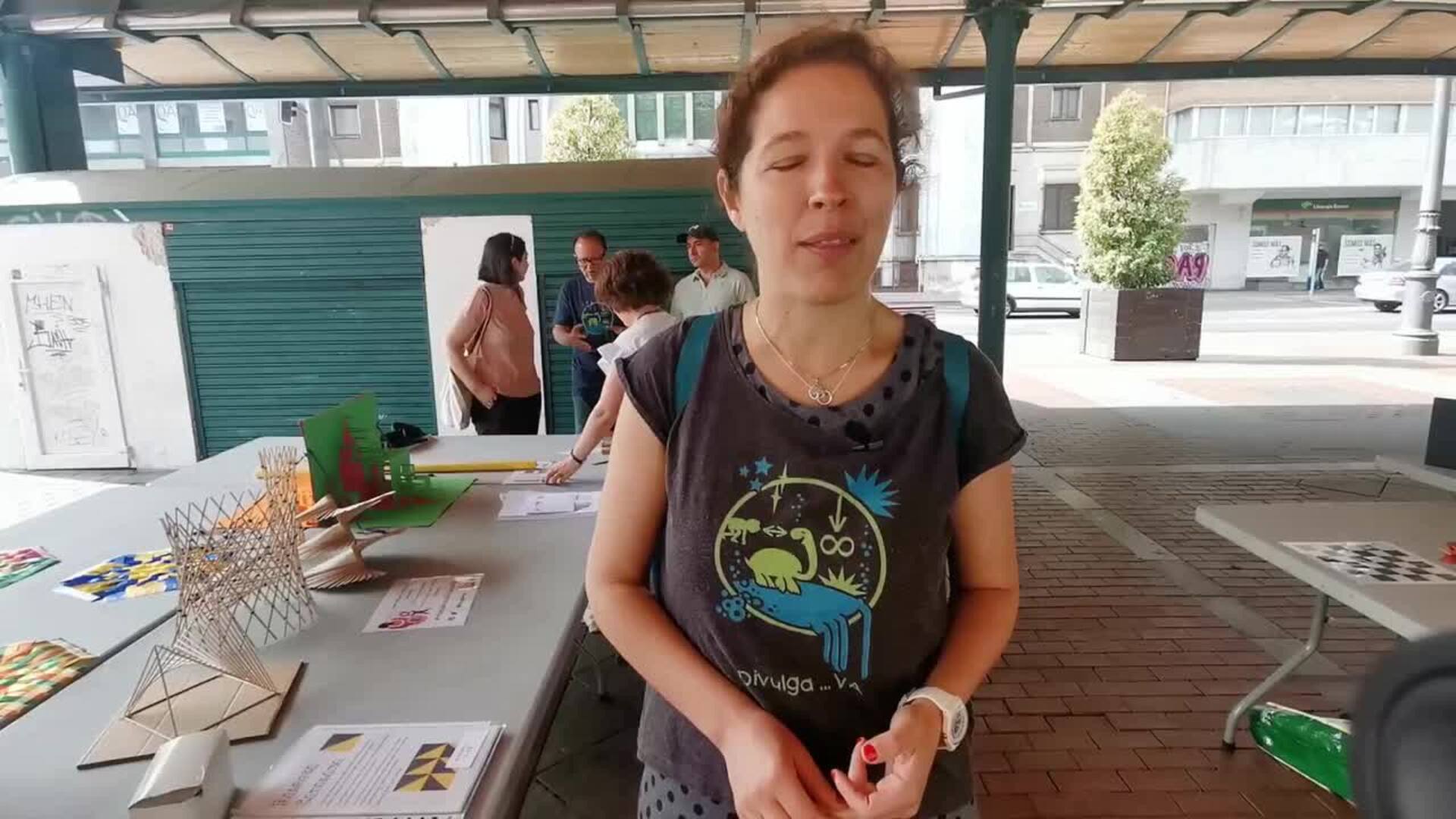 Las matemáticas salen a la Plaza España de Valladolid