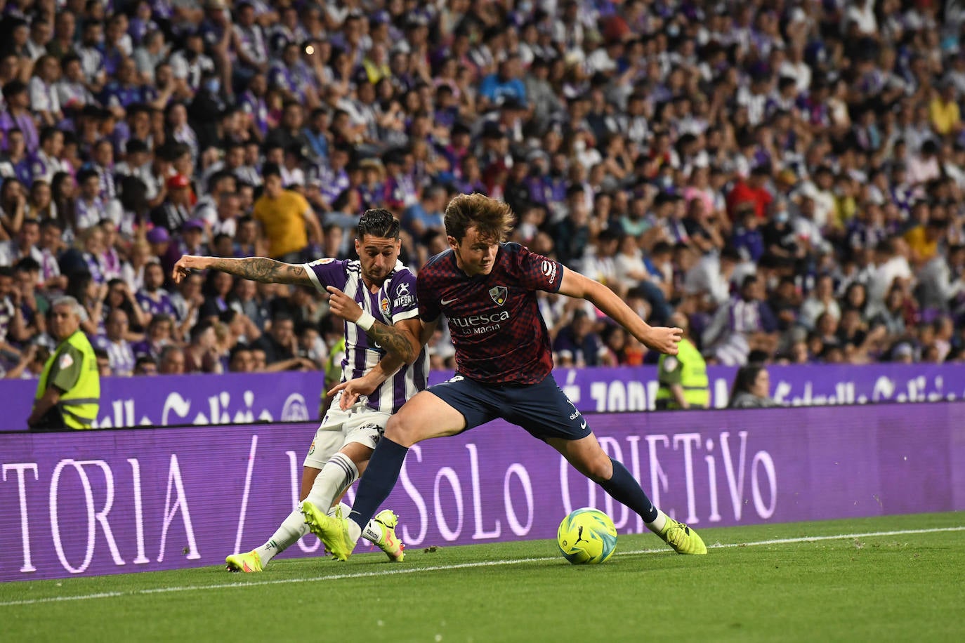 Real Valladolid 3-0 Huesca. 