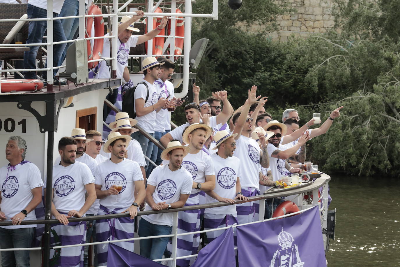 Valladolid disfruta con el ascenso del Real Valladolid. 