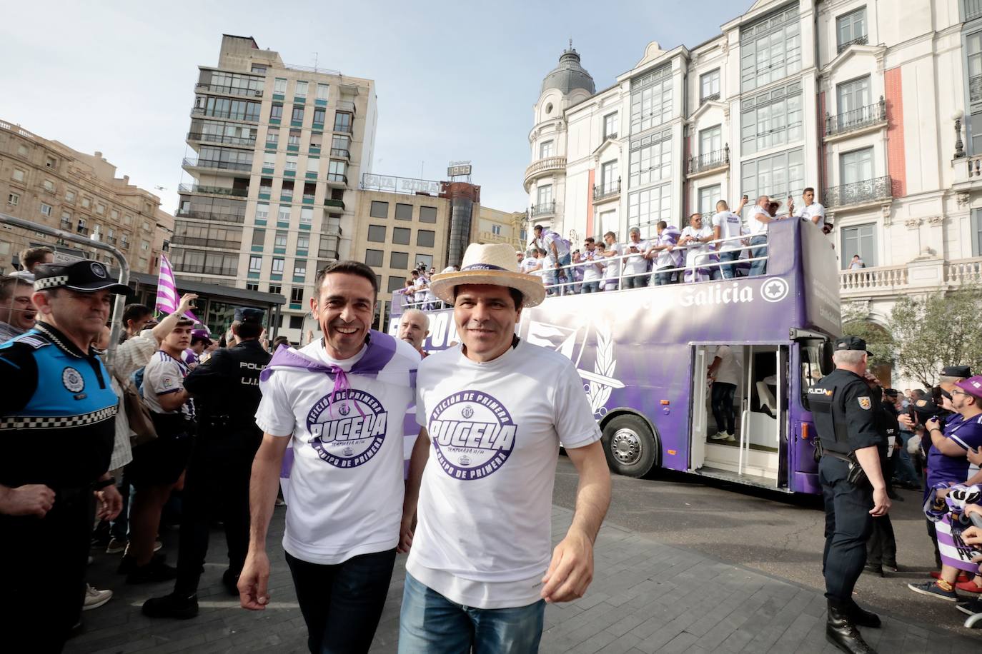 Valladolid disfruta con el ascenso del Pucela. 