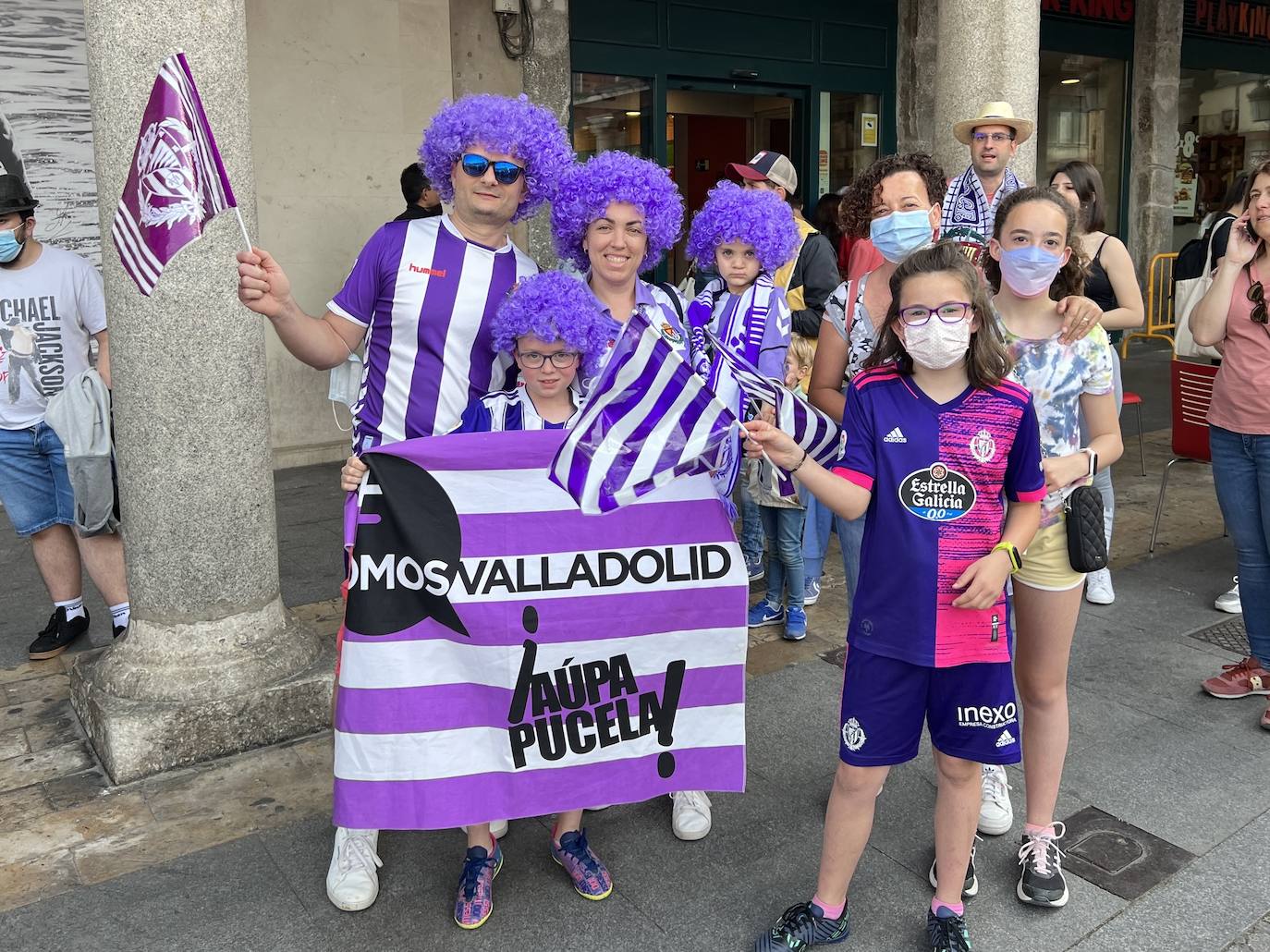 Valladolid disfruta con el ascenso del Pucela. 