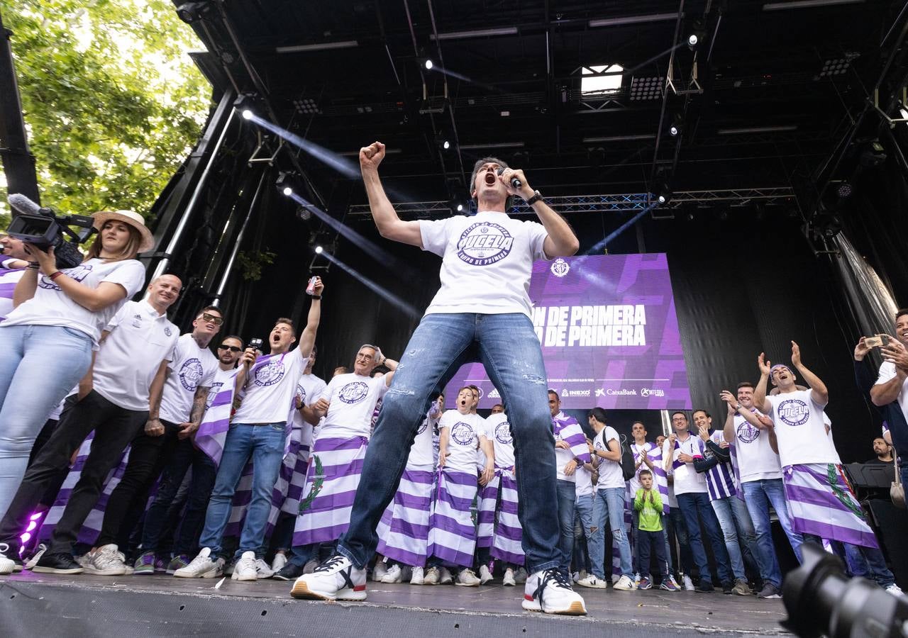 Fotos: El Real Valladolid celebra con su afición el ascenso a Primera Divisón