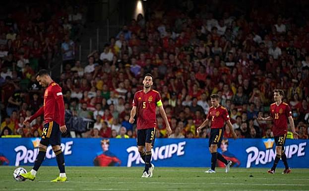 España pincha por partida doble ante Portugal