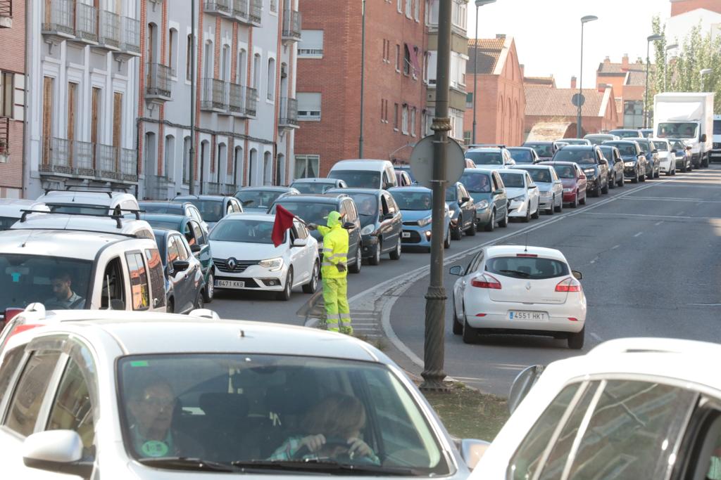 Fotos: Viernes de atascos en Valladolid por las obras