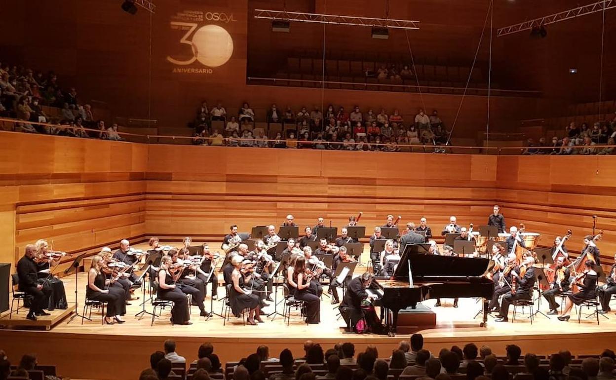 Un momento de la representación. 