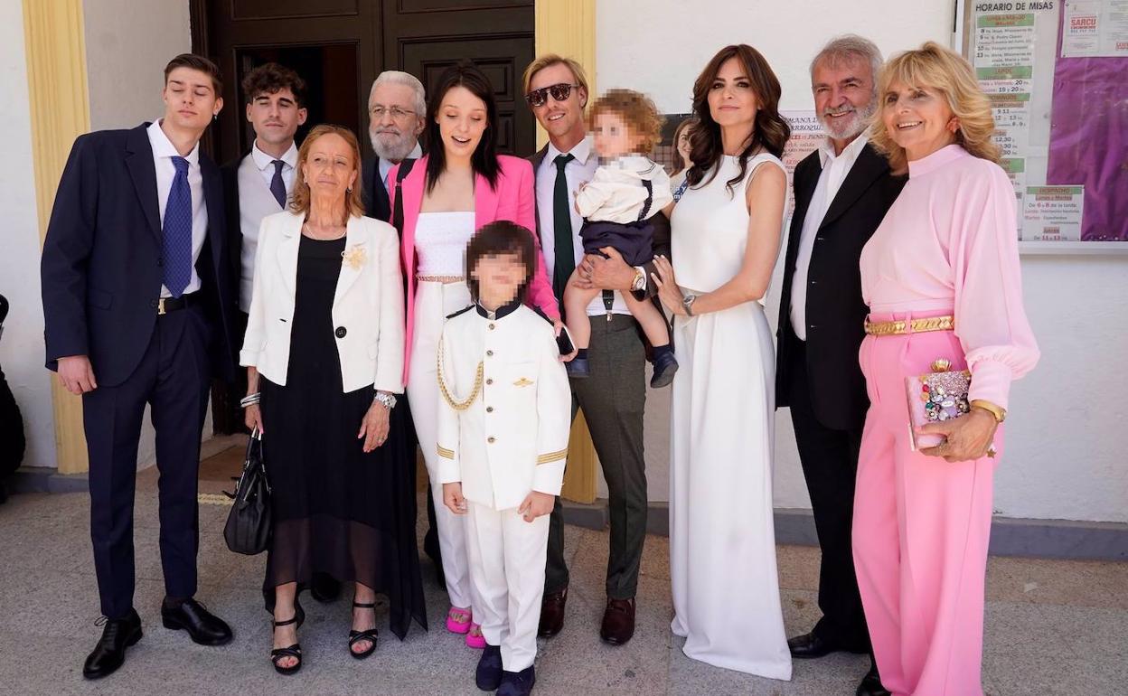 La familia de Guti al completo. 