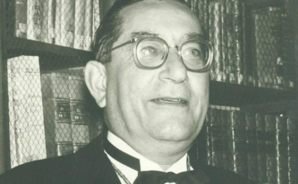 El poeta Luis Rosales. 