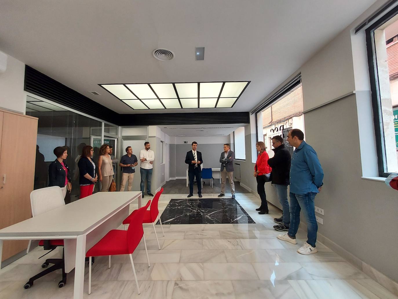 Inauguración del espacio de trabajo compartido en Medina de Rioseco. 