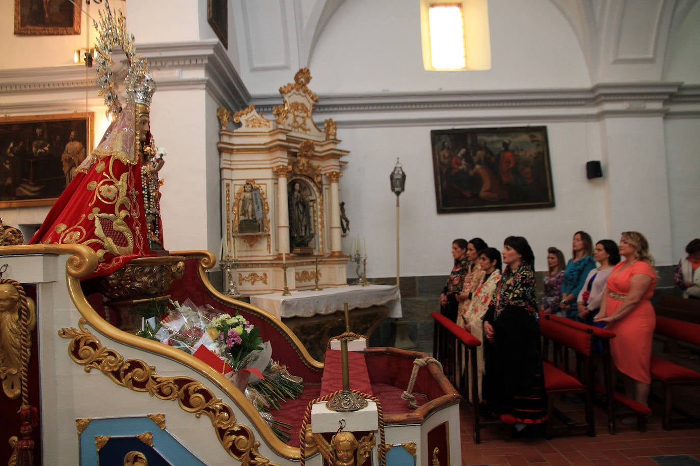 Romería de la Virgen del Bustar celebrada este sábado en Carbonero el Mayor.