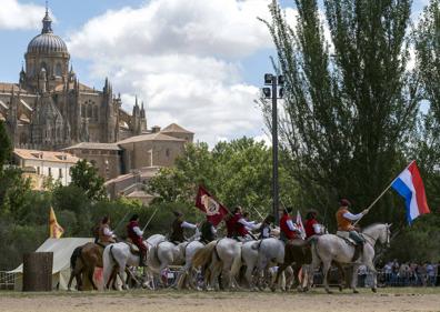 Imagen secundaria 1 - Salamanca recrea junto al Tormes la batalla de los Tercios Españoles