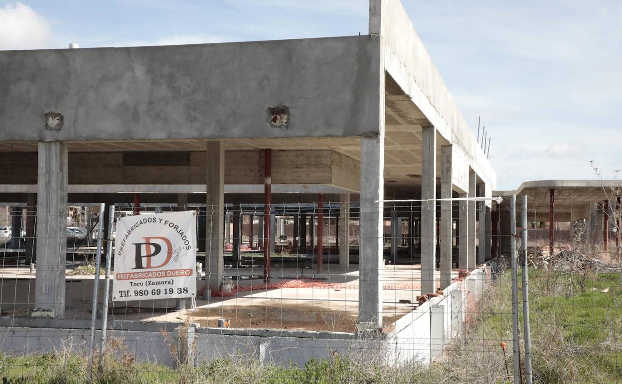 Obras del centro de aslud de La Magdalena en Valladolid. 