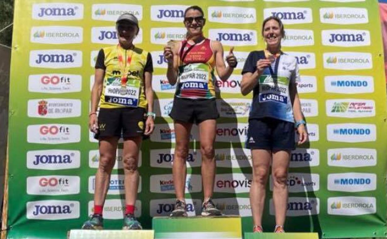 La salmantina Verónica Sánchez Romero, campeona de España de carreras de montaña en F-45