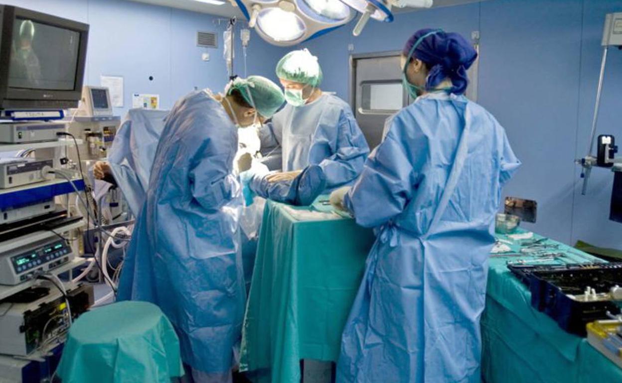 Intervención quirúrgica.