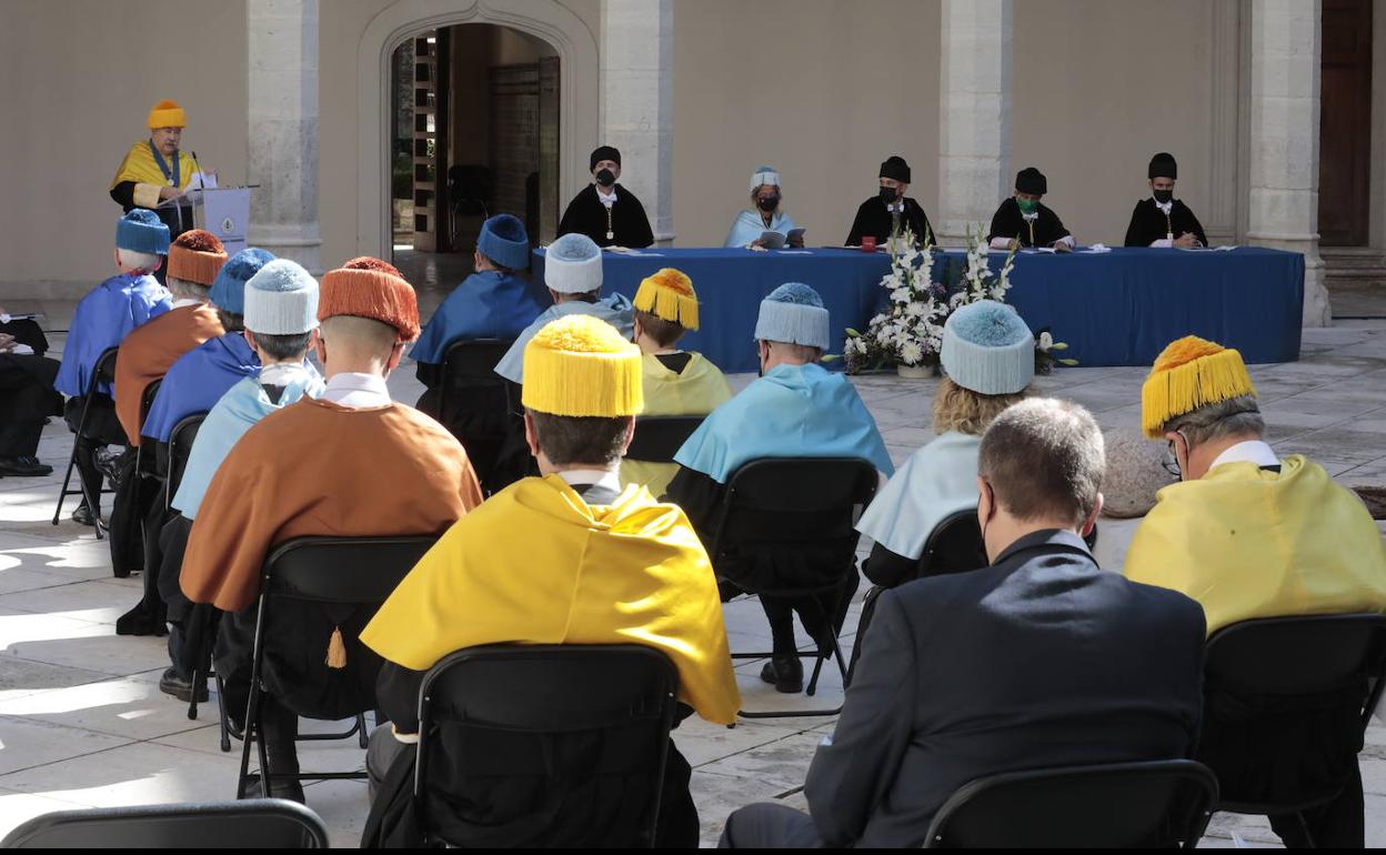 Apertura del curso 2021-2022 en la Universidad de Valladolid.