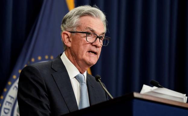 Jerome Powell, presidente de la Fed. 