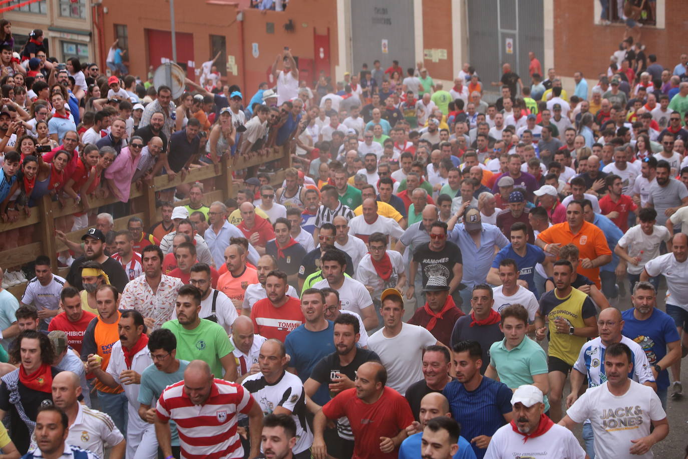 Fotos: El Toro Enmaromado de 2022 completa en 71 minutos su carrera por las calles de Benavente