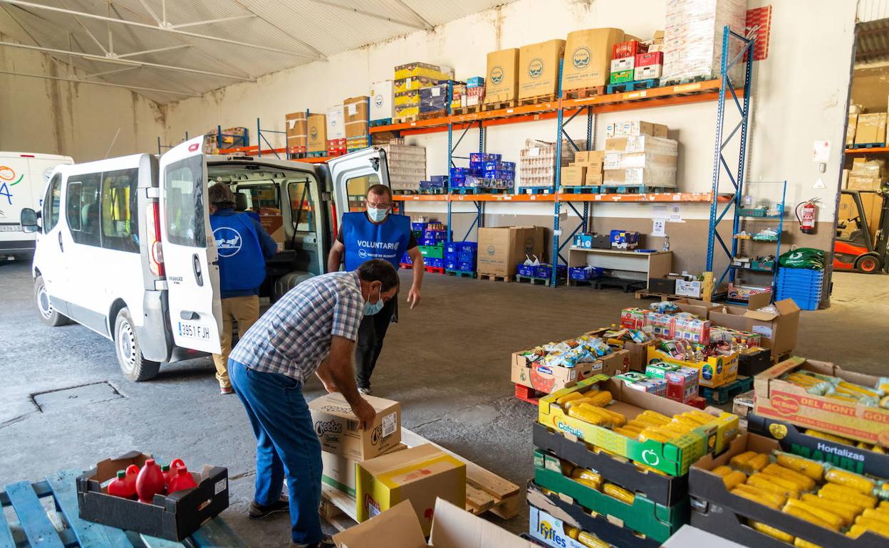 Banco de Alimentos de Palencia. 