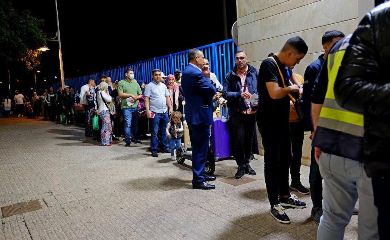 Frontera de España y Marruecos en Melilla, el 17 de mayo de 2022.