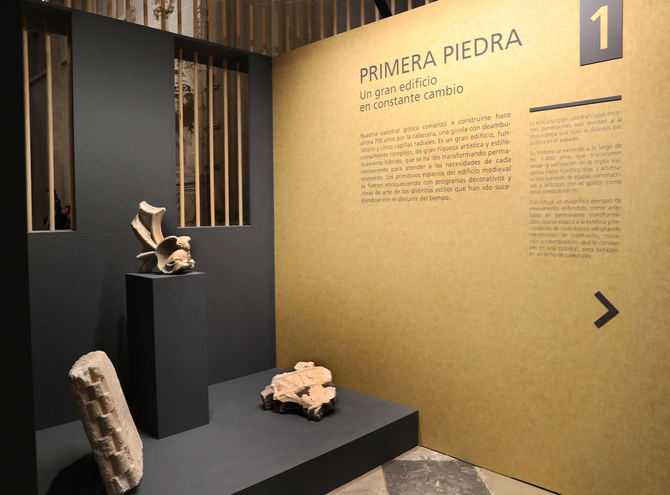 La muestra de arte religioso permanecerá abierta hasta el 11 de diciembre por el séptimo centenario de la Catedral. 