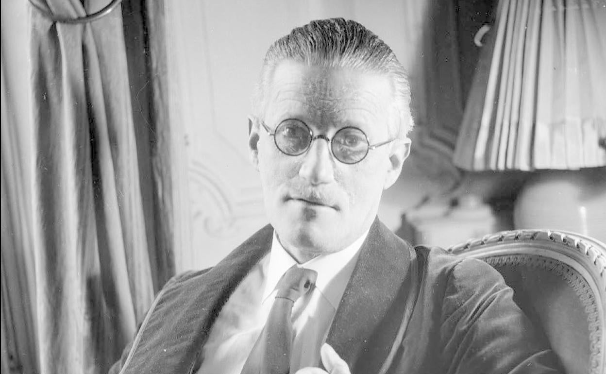 El escritor James Joyce. 