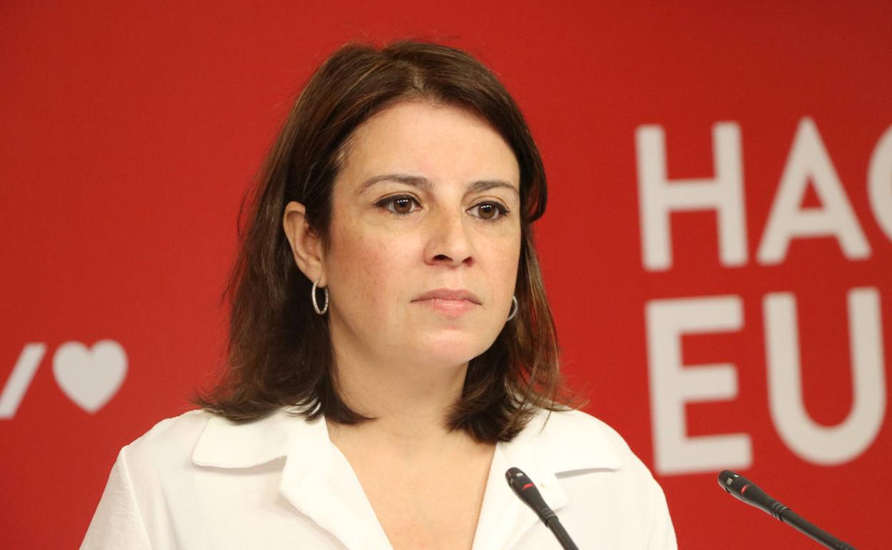 Adriana Lastra, vicesecretaria general del PSOE.