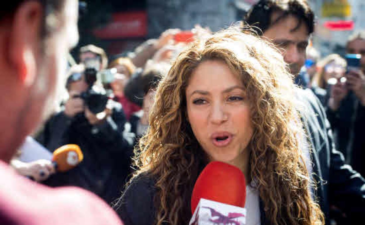 La cantante colombiana Shakira. 
