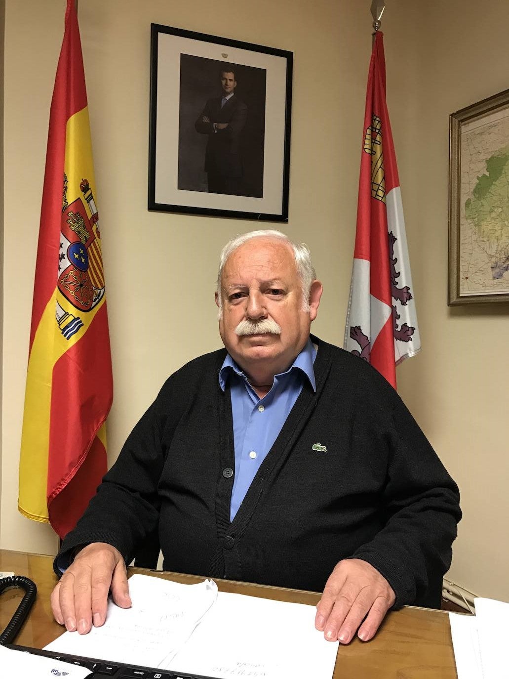 Frutos González Martín. alcalde de migueláñez