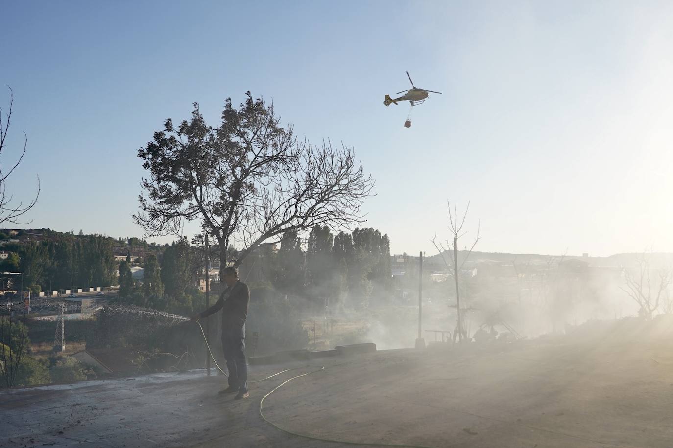 Fotos: Incendio en la Cuesta de la Maruquesa, Valladolid