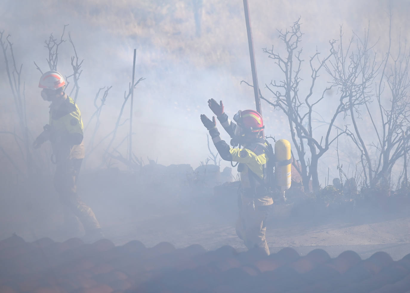 Fotos: Incendio en la Cuesta de la Maruquesa, Valladolid