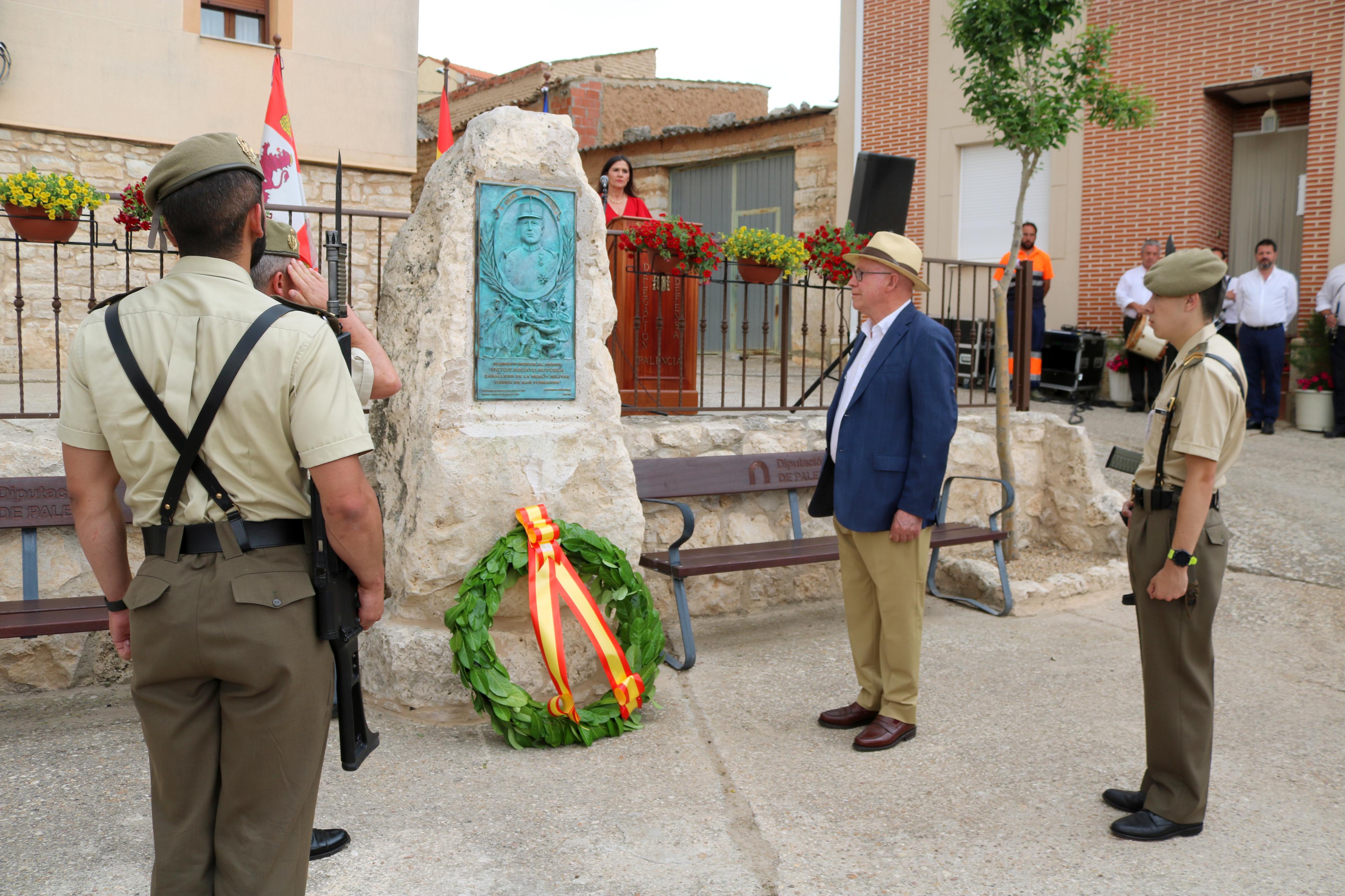Valdecañas de Cerrato rinde homenaje a su héroe militar
