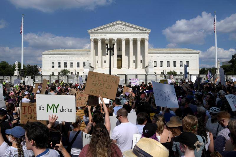 Fotos: Protestas en Estados Unidos contra la ilegalización del aborto