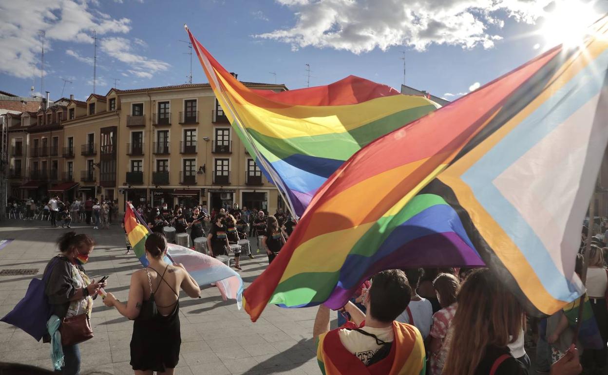 Día del Orgullo Gay 2021 en Valladolid. 