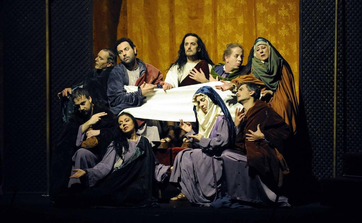 Representación de 'Pasión', por Teatro Corsario. 