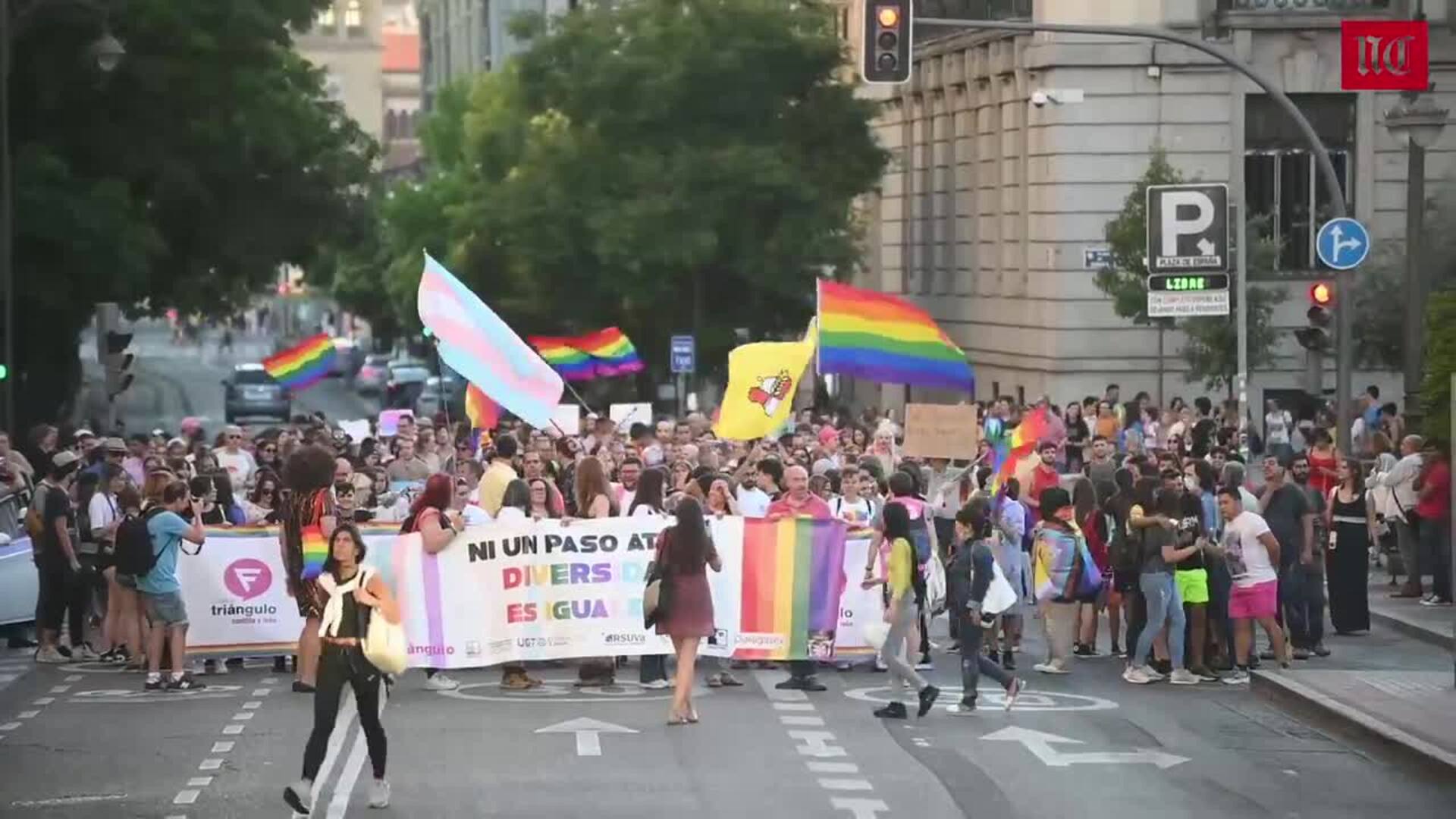 Manifestación del Día del Orgullo en Valladolid