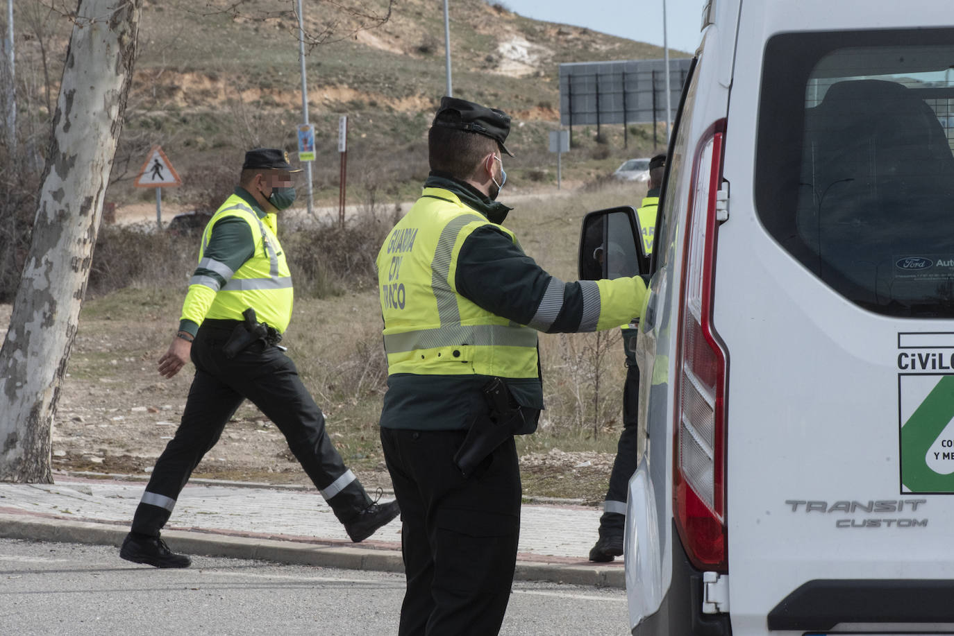 Agentes de la Guardia Civil en un operativo. 