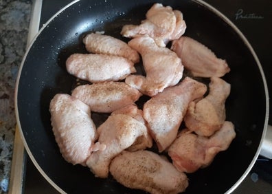 Imagen secundaria 1 - Receta de alitas de pollo fritas con un toque picante